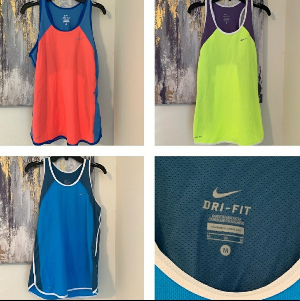 Bundle of 3 Nike Dry Fit Workout Tanks